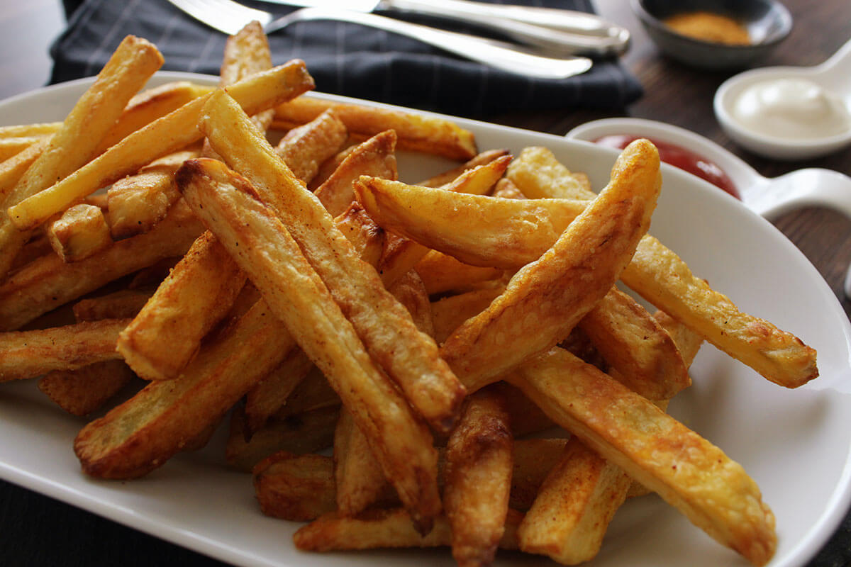 Ausstellung Köstlich Voraussicht pommes frites ofen selber machen Eine ...